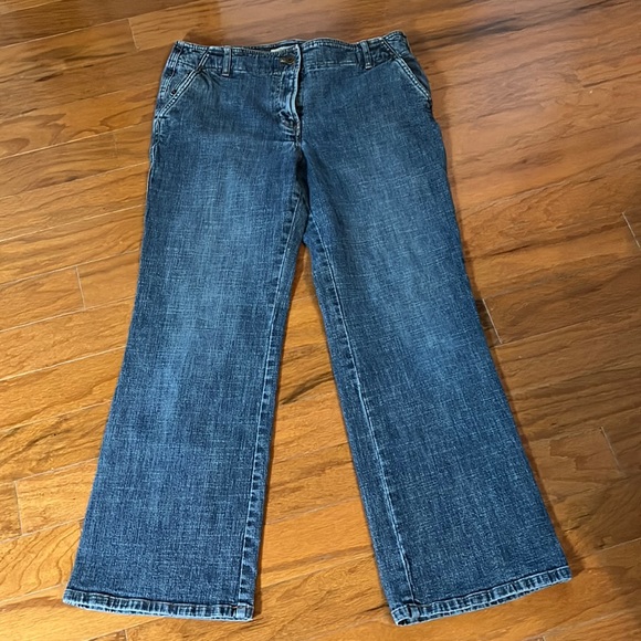 LOFT Denim - Loft flare leg mid rise flap pocket loft 12P